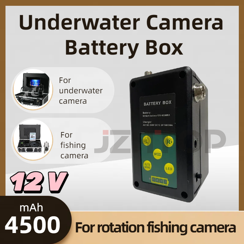DC12V 4500mah Rechargeable Lithium Battery Box Controller For Underwater Fishing Camera SY-8200 SY-8200C SY-8200D