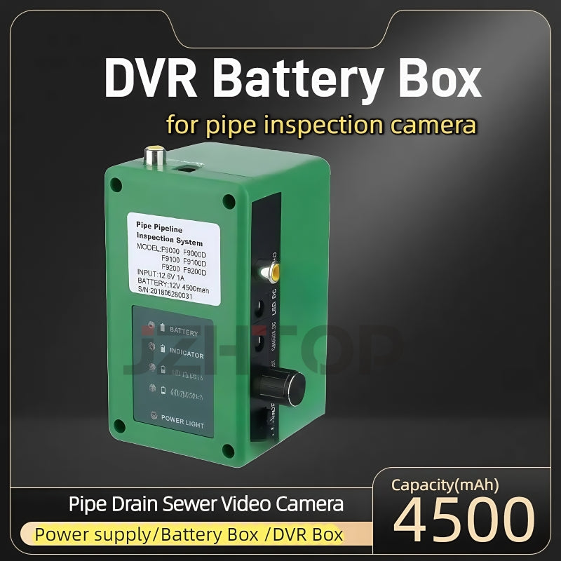 4500mah Battery Box Pipe Drain Inspection Camera System DVR Control Box For Mountaineone