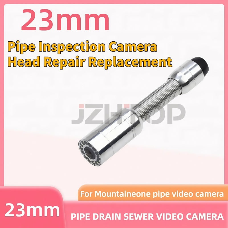 23mm Pipe Inspection Camera Head Tube Camera Drain Sewer Camera 12pcs leds For Mountaineone
