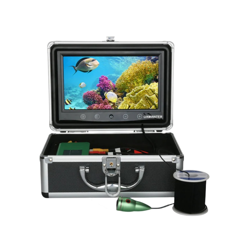 1000tvl Underwater Fishing Video Camera Kit 6 PCS LED Lights with 9" Inch Color Monitor