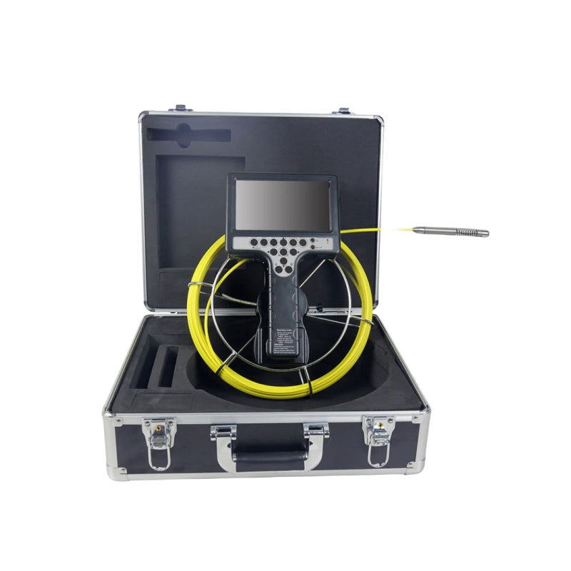 14mm Video Pipe Inspection Camera Drain Sewer Detection Borescope Endoscope System Kit Handheld 7'LCD DVR For Closestool 512hz Sonde Meter Counter option