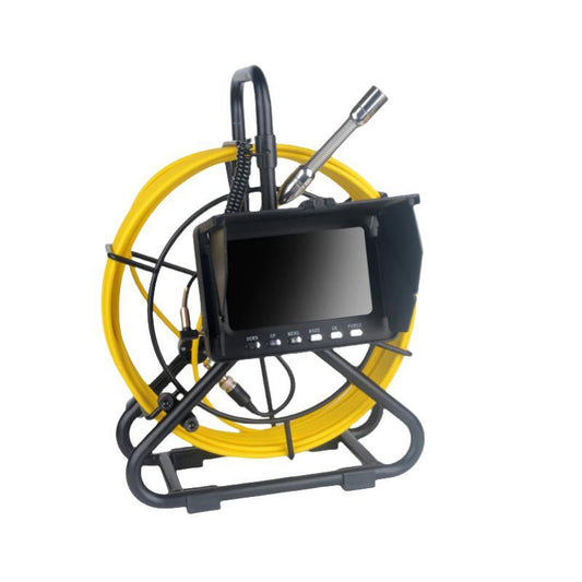 18mm HD Pipe Camera 1080P Drain Sewer Video Borescope DVR Pipeline Inspection Endoscope 5'LCD Hard Cable 15M 20M 30M