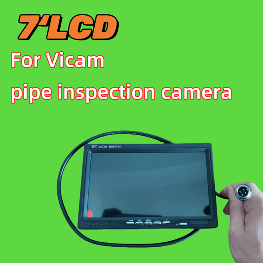 7'LCD Screen Monitor For Vicam Pipe Inspection Camera Repair Replacement Spare Parts 7inches Monitor