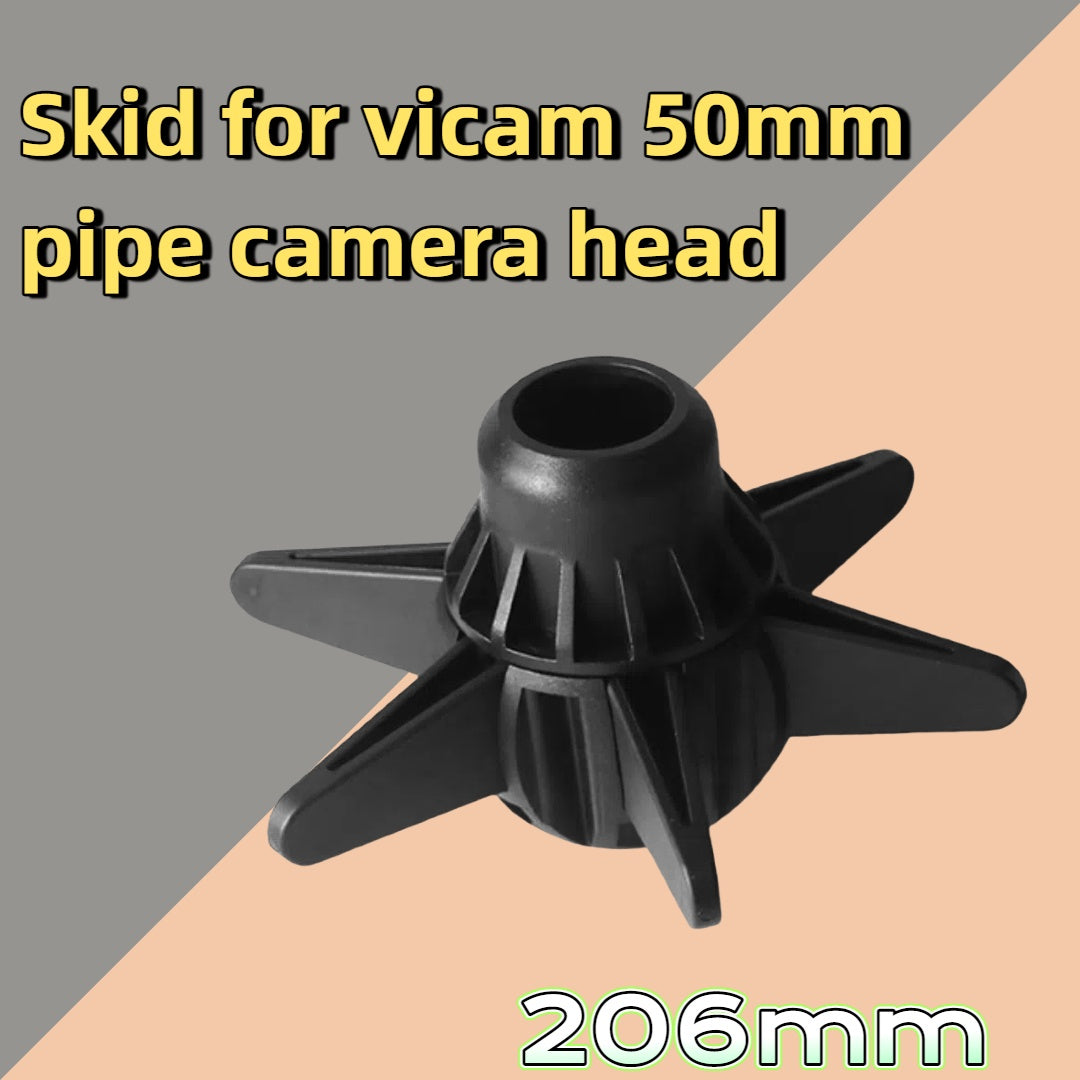 Vicam 50mm Pan Tilt Rotate Pipe Camera Head Protection Skid 85mm 146mm Camera Header Cover