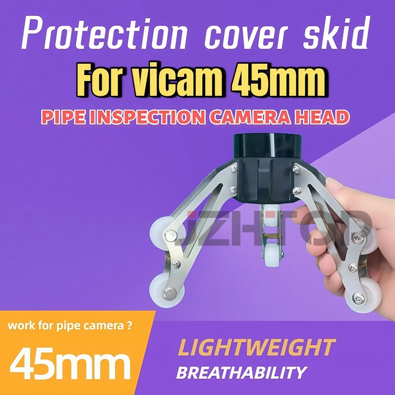 ABS Skid For Vicam 45mm Dual Lens Pipe Camera Head Protection Cover Case