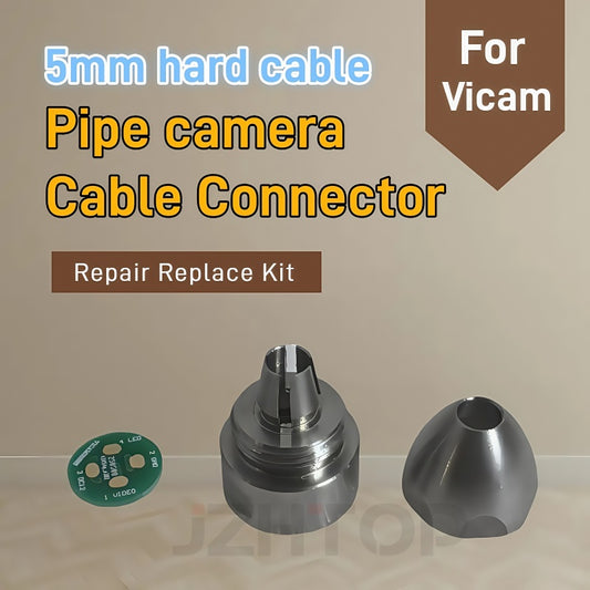 4Pin 5mm Cable Repair Kit Connector Replacement For Vicam Pipe Inspection Camera System Broken