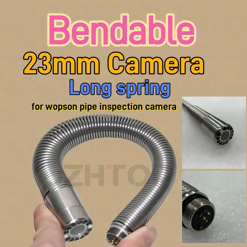 23mm Pipe Drain Sewer Video Camera Inspection System Camera Head 512hz Sonde Option For Wopson Pipe Camera Replace Repair