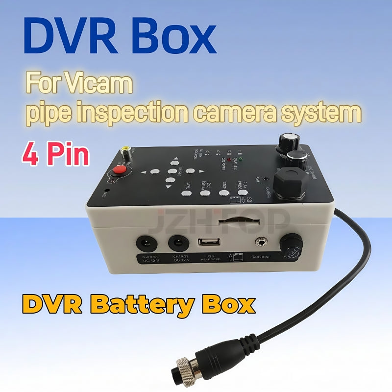 Vicam 4 Pin DVR Control Box DVR Controller Spare Parts Remote Control DVR Pannel For Vicam Pipeline Inspection Camera