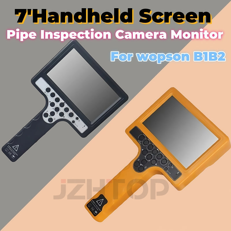 Black Yellow 7'Handheld TFT Screen Monitor Controller For JZHTOP Wopson Handheld Pipe Inspection Camera Replace Repair Screen