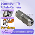 50mm Pan Tilt Rotate Pipe Drain Sewer Camera Head For Vicam Brand 360 Rotation Pipeline Inspection Endoscope Borescope