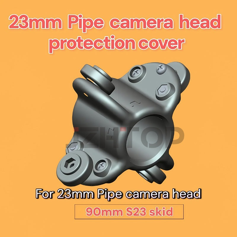 23mm Pipe Camera Head Skid Video Camera Protection Cover DIY 40mm 80mm 90mm 120mm 150mm 160mm 180mm 190mm