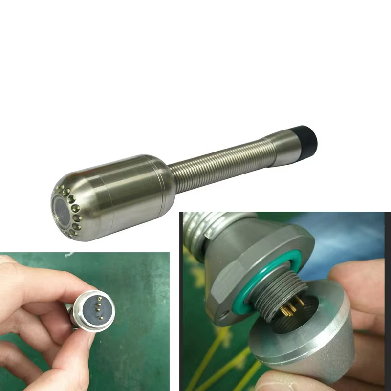 29mm vicam pipe inspection camera head self leveling eplacement Self Balance Camera Head With Adapter Cable