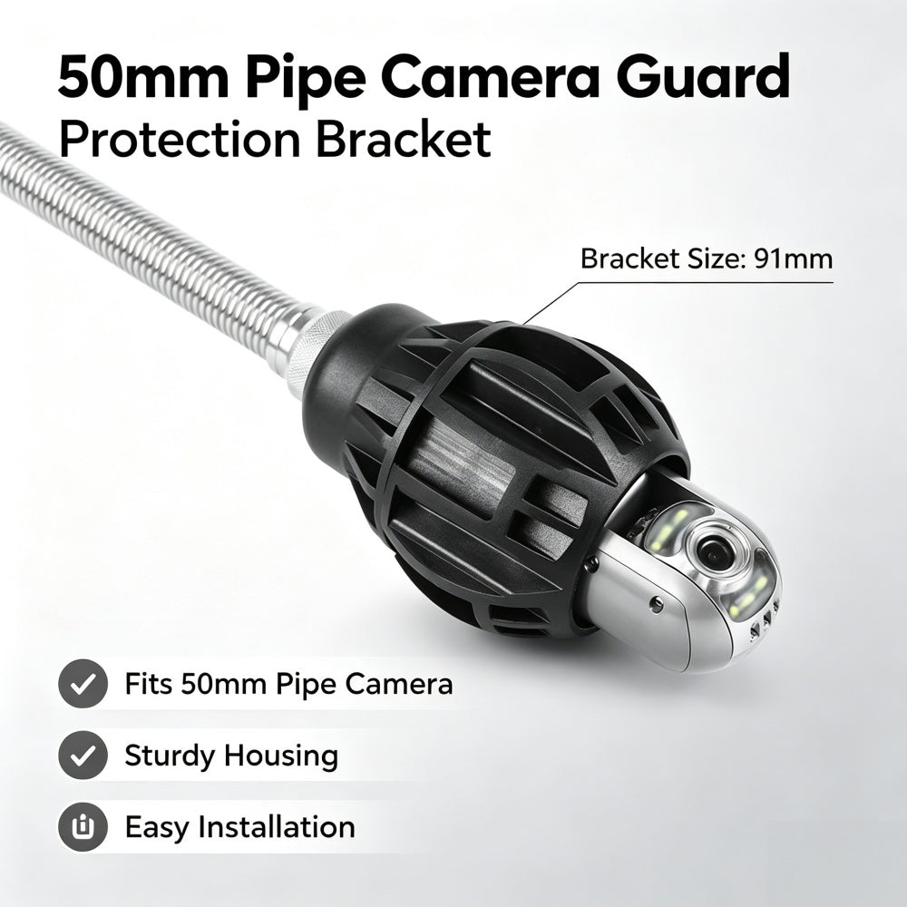 Vicam 50mm Pan Tilt Rotate Pipe Camera Head Protection Skid 85mm 146mm Camera Header Cover