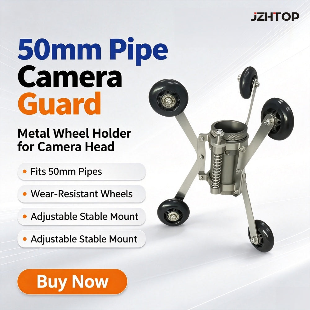 Vicam 50mm Pan Tilt Rotate Pipe Camera Head Protection Skid 85mm 146mm Camera Header Cover