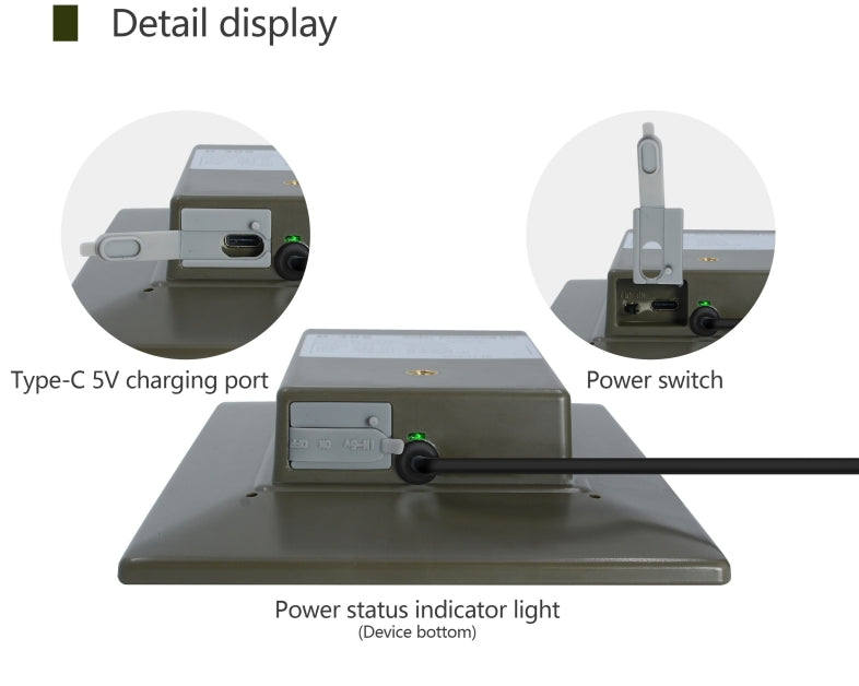 Solar Powered Kit 3W 5V 6000mah Battery Solar Panel For Hunting Camera Wildlife Monitoring Bird Feeder Power Supply
