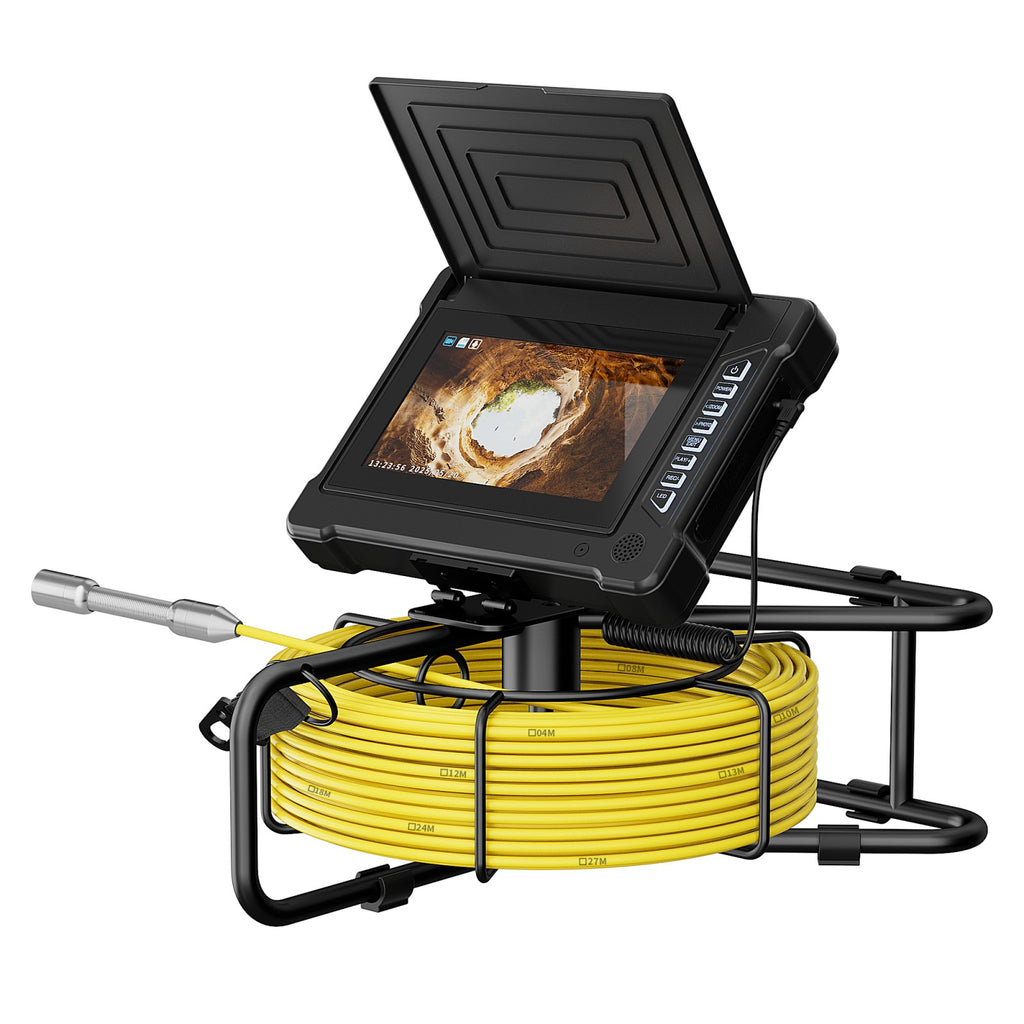 17mm 23mm Pipe Inspection Camera System Pipeline Drain Sewer Endoscope Borescope with Monitor