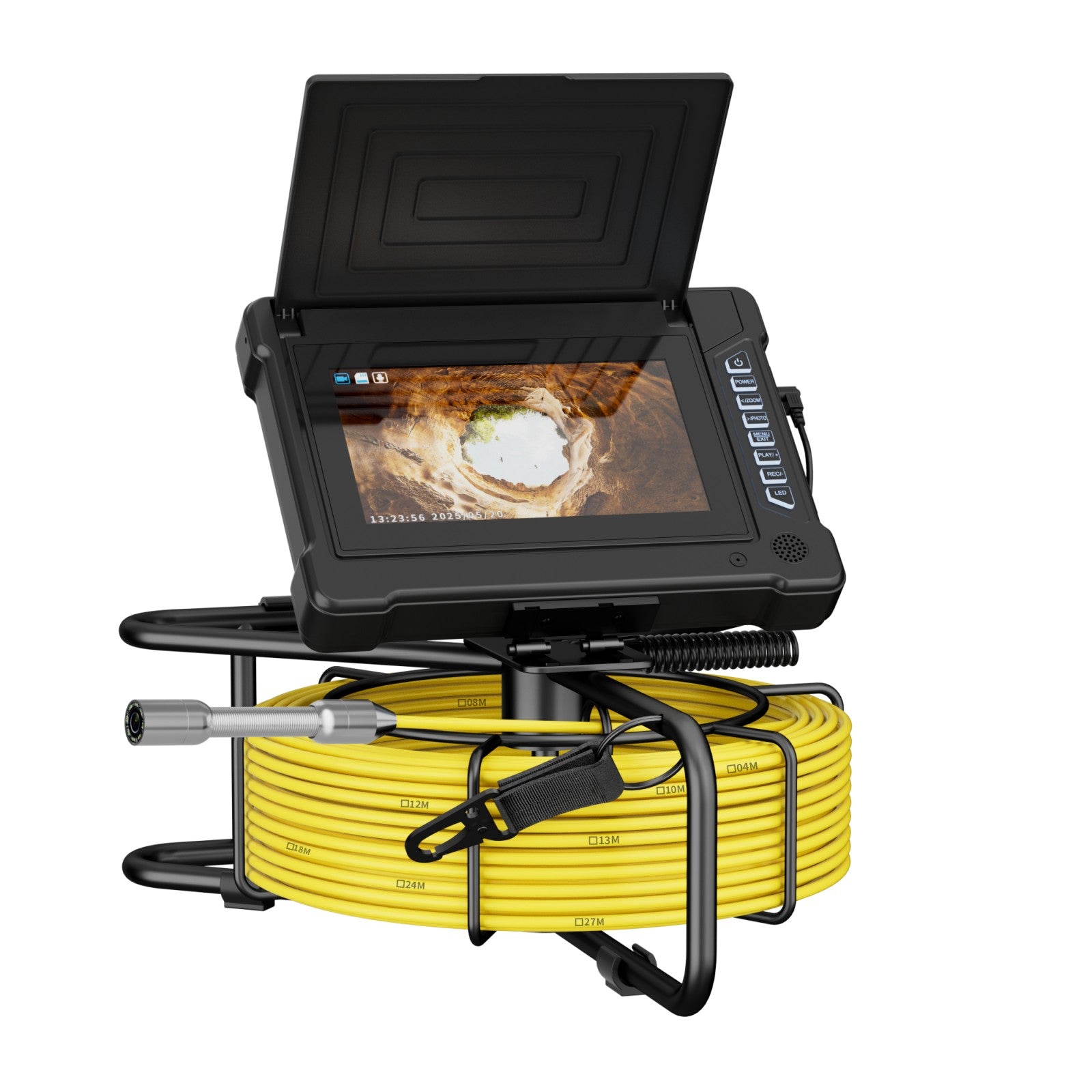 17mm 23mm Pipe Inspection Camera System Pipeline Drain Sewer Endoscope Borescope with Monitor