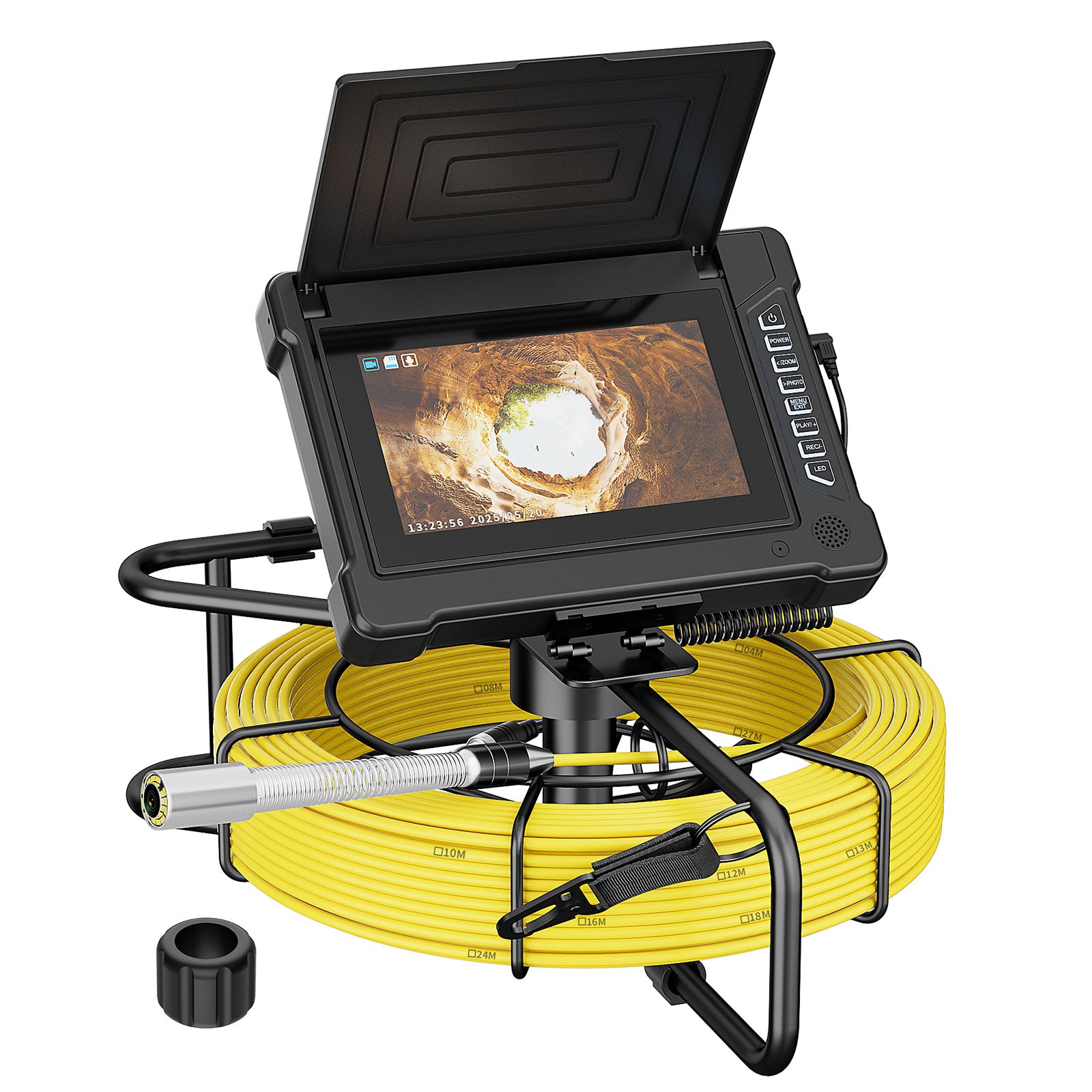 17mm 23mm Pipe Inspection Camera System Pipeline Drain Sewer Endoscope Borescope with Monitor