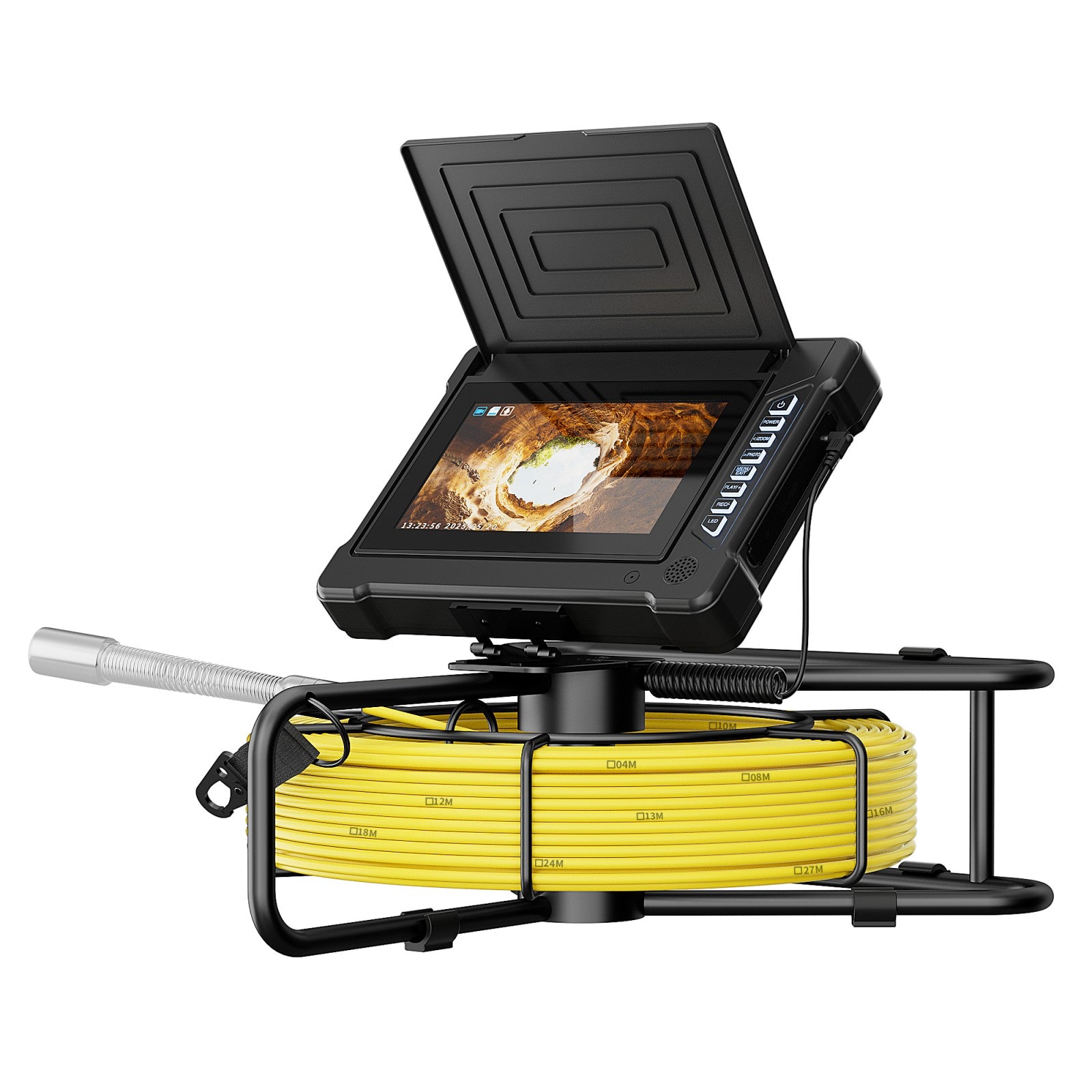 17mm 23mm Pipe Inspection Camera System Pipeline Drain Sewer Endoscope Borescope with Monitor