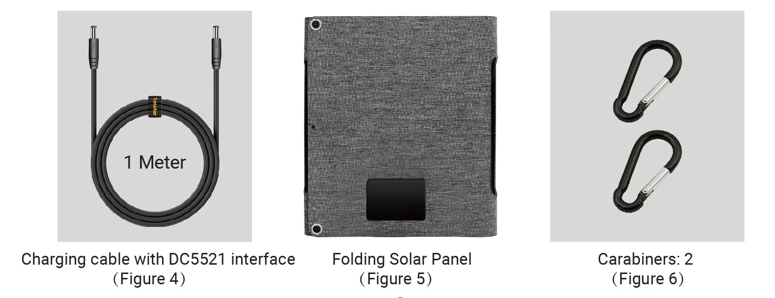 Foldable Solar Panel Bag 40W DC 18V USB Type-C 5V Folding Solar Power Supply
