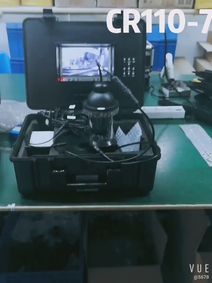 200m cable underwater fishing video inspection camera fishing camera fish finder  360 rotation waterproof camera