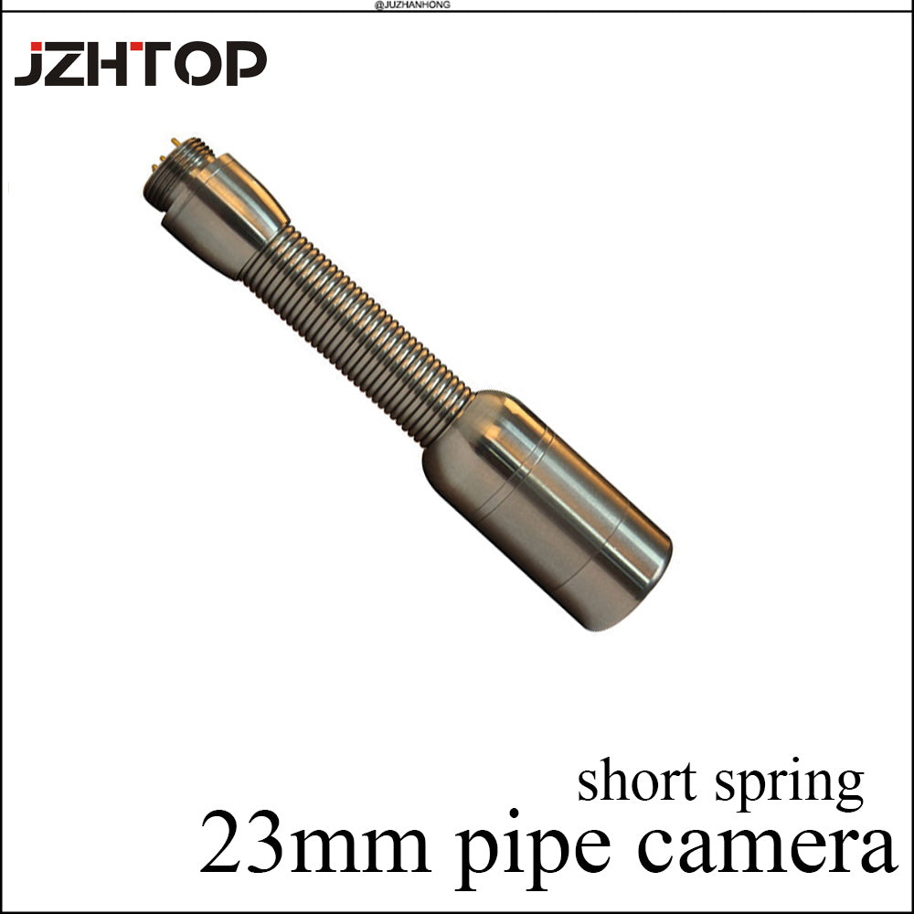 Diameter 23mm Pipe Camera Head Inspection Camera Head Replacement Spare Parts Flexible Bendable Short Long Spring Option