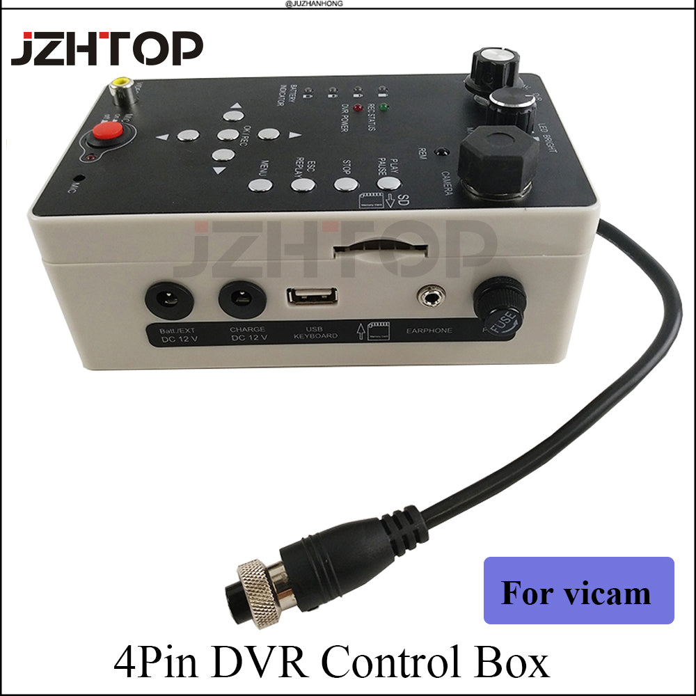 Vicam 4 Pin DVR Control Box DVR Controller Spare Parts Remote Control DVR Pannel For Vicam Pipeline Inspection Camera