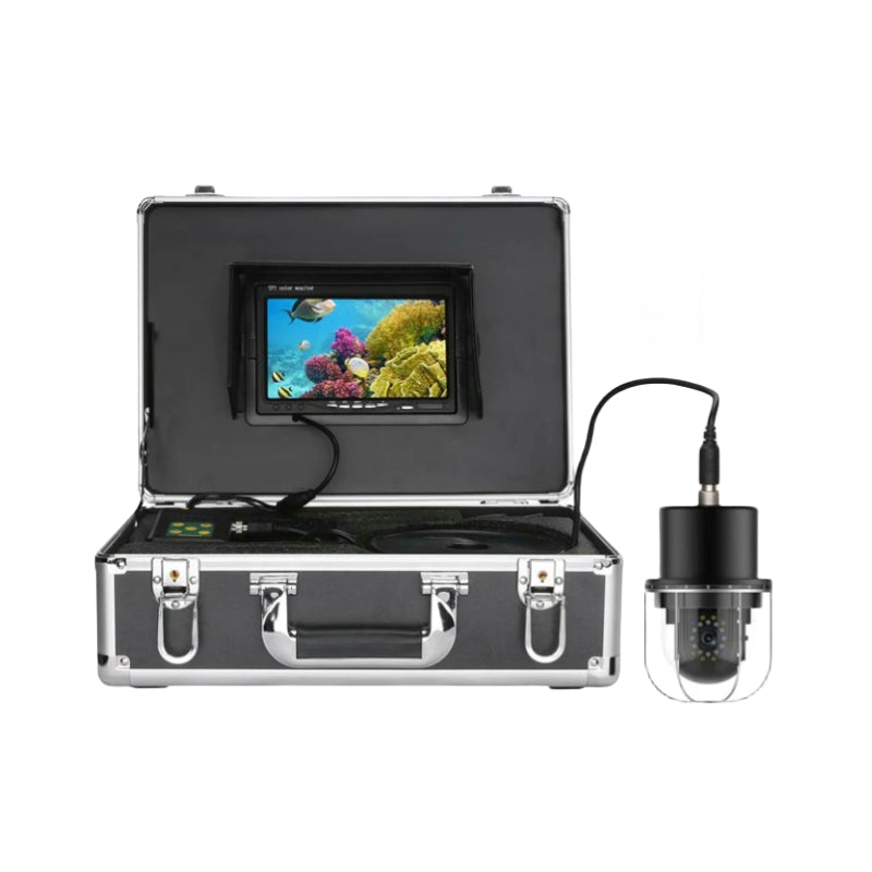 Underwater Fishing Camera 20LEDs 360 Rotation Panoramic Dome Rotating Fish Finder 20M 50M 100M Cable DVR 7'LCD