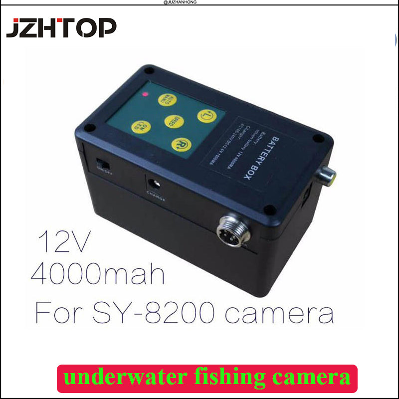 DC12V 4500mah Rechargeable Lithium Battery Box Controller For Underwater Fishing Camera SY-8200 SY-8200C SY-8200D