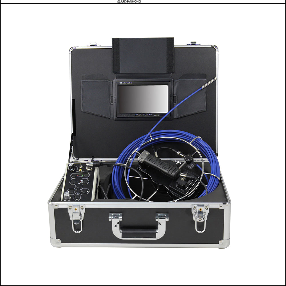 7mm Pipe Inspection Camera 7'screen DVR 20m Cable Drain Sewer Video Camera Endoscope Borescope