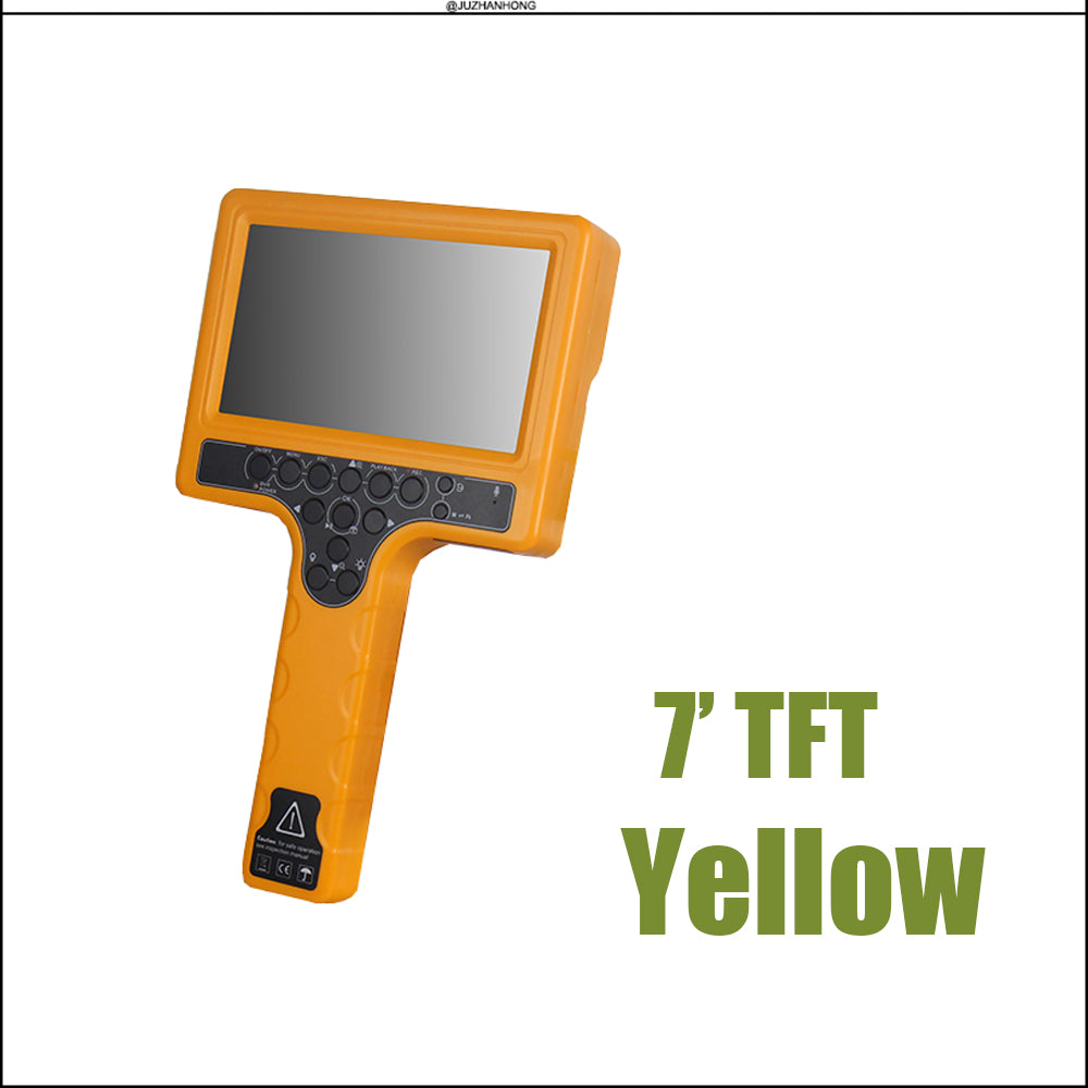 Black Yellow 7'Handheld TFT Screen Monitor Controller For JZHTOP Wopson Handheld Pipe Inspection Camera Replace Repair Screen